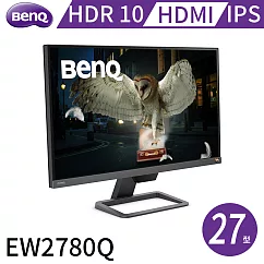BenQ 27型2K HDRi類瞳孔螢幕─EW2780Q(HDMI 2.0/HDR 10/DP/喇叭5w*2)