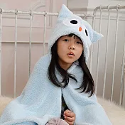 【MORINO摩力諾】超細纖維動物造型兒童連帽罩袍/包巾-貓頭鷹 貓頭鷹
