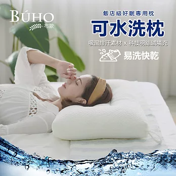 【BUHO布歐】Picasso新型功學科技可水洗枕(1入)