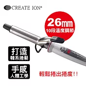 CREATE ION鈦金專業10段式溫度數位捲髮棒(26mm) SR-26