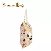 Sunny Bag x 貓小姐Ms.Cat-抽取式衛生紙套_蛋蛋的N種吃法-粉