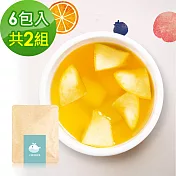 i3KOOS-花漾果香綠茶(可冷泡)-隨享包2組(6包入)