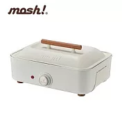 【日本 mosh！】電烤盤 M-HP1 IV象牙白