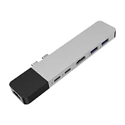 HyperDrive 6-in-2 USB-C Hub銀