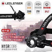 德國LED LENSER H15R core充電式伸縮調焦頭燈