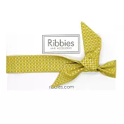 英國Ribbies 兒童蝴蝶結髮帶-金色幾何圖形