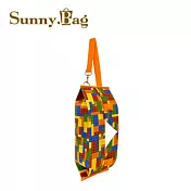 SunnyBag-抽取式衛生紙套-彩色積木-橘