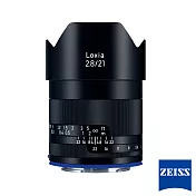 蔡司 Zeiss Loxia 21mm F2.8 手動對焦鏡頭│for Sony E mount [公司貨]