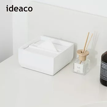 【日本ideaco】方形下降式沉蓋磨石餐巾紙盒