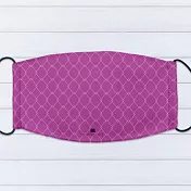 IHERMI 紫紅方菱 個性口罩 台灣製