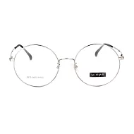 【大學眼鏡-配到好】韓風銀中性圓框光學眼鏡款眼鏡 5213-C2 銀