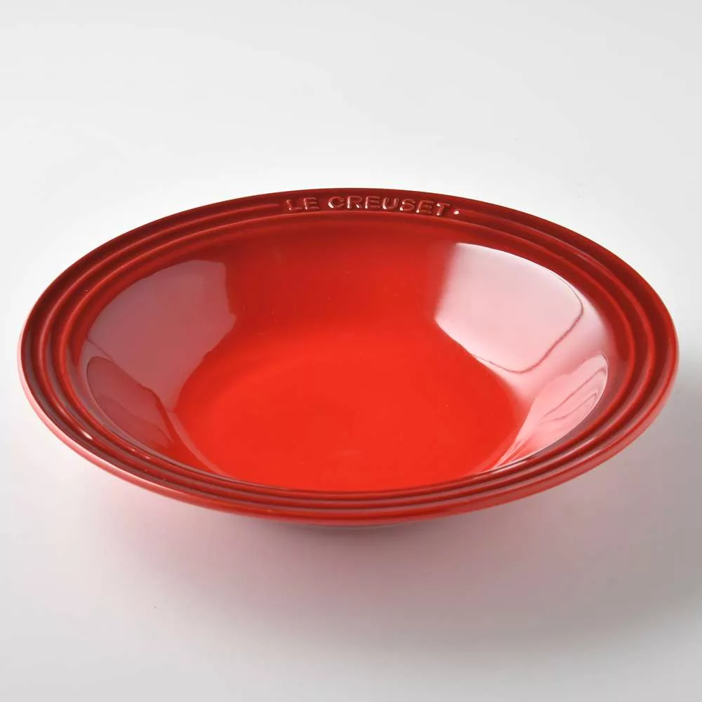 博客來 Le Creuset 東京款義大利麵盤26cm 櫻桃紅