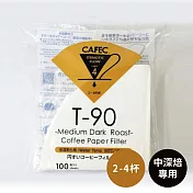 日本CAFEC 中深焙專用濾紙200張-2-4杯(2入組)