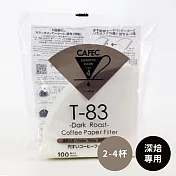 日本CAFEC 深焙專用濾紙200張-2-4杯(2入組)