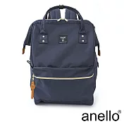 anello 新版基本款2代R系列 防潑水強化 經典口金後背包 Large size- 深藍