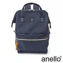 anello 新版基本款2代R系列 防潑水強化 經典口金後背包 Large size─ 深藍
