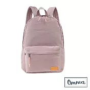 【OMNIA】水洗率性大容量減壓雙肩NB後背包(共5色)- 藕紫