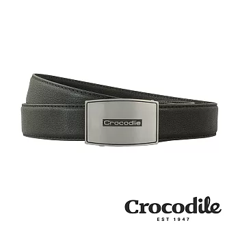 【Crocodile】Crocodile 鱷魚皮件 真皮自動扣皮帶 0101-42019-01 38 黑色