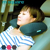 M Square旅行舒適棉充氣頸枕-深藍