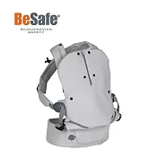 BeSafe Haven輕量秒充氣墊腰凳式嬰幼兒揹帶 Leaf薄霧灰