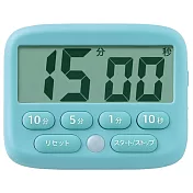 日本SONIC訓練時間感電子時鐘LED鬧鐘LV-3051考試倒數計時器(專注力集中力學習)淺藍色 淺藍色