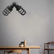 H&R安室家 工業風雙頭壁燈 ZA0030