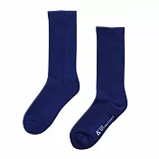 WARX除臭襪 經典素色高筒襪M皇家藍
