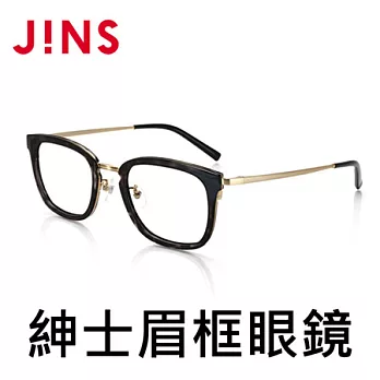 JINS 紳士眉框眼鏡(特AMRF18S030)木紋深灰