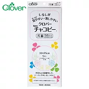 日本可樂牌Clover複製圖案彩色單面布複寫紙24-145(30×25cm;白黃粉綠藍各1)