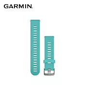【GARMIN】QUICK RELEASE 矽膠錶帶天藍色