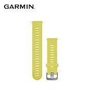 【GARMIN】QUICK RELEASE 矽膠錶帶螢光黃