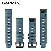 【GARMIN】QUICKFIT 22mm 矽膠錶帶湖水藍
