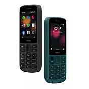 (贈Micro傳輸線+隔熱墊+立架)Nokia 215 4G 64MB/128MB 經典直立機 -黑