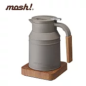 日本mosh!溫控電水壺 M-EK1 BR咖啡棕