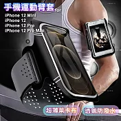 CITY 超薄萊卡布 for iPhone12/12 Pro/iPhone12 Pro Max 防潑透氣手機跑步運動臂套