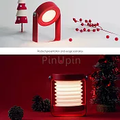 PinUpin 手提燈籠燈usb無線充電 led小夜燈台燈 (3色選) 摩登紅