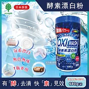 2罐超值組 日本OXI WASH紀陽除虫菊-多用途去漬酵素氧系漂白粉680g/罐