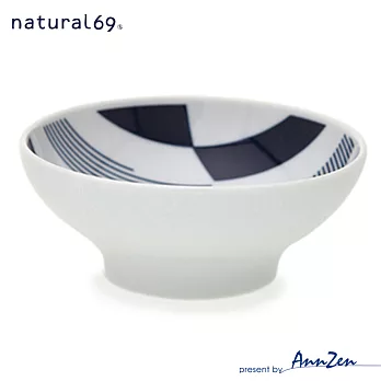 【AnnZen】《natural 69》 日本波佐見燒 日式扁碗-條紋