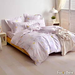 義大利Fancy Belle《美好生活》雙人純棉防蹣抗菌吸濕排汗兩用被床包組