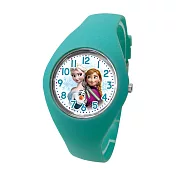 Disney迪士尼 Marvel漫威 繽紛馬卡龍色數字矽膠兒童手錶- 冰雪綠