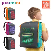 【Pix 美國】Mini 兒童防水LED智能互動背包湖水綠