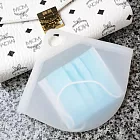 【EZlife】創意可掛式矽膠口罩收納袋白色