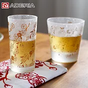 【ADERIA】日本進口和風系列垂枝櫻花玻璃杯禮盒組