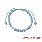 石頭記 水晶編結手鍊-貴人魅力6mm (八材質選)藍紋瑪瑙