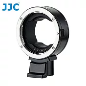 JJC佳能Canon副廠光圈快門自動對焦控制環鏡頭轉接環CA-EF_RF(具電子接點晶片,相容Canon原廠EF-EOS R)EF轉RF鏡頭轉接器