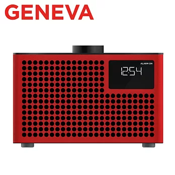 Geneva Acustica/Lounge Radio 鬧鐘收音機藍牙喇叭紅色