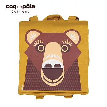 COQENPATE 法國有機棉無毒環保布包 - 小童寶包幫- 熊