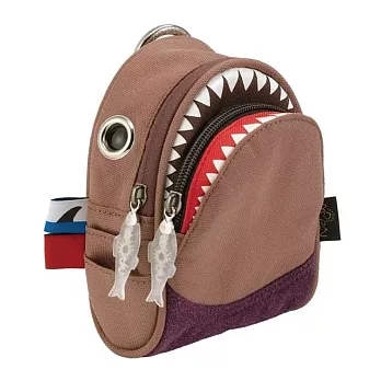 Morn Creations 正版鯊魚手機包-紫棕色