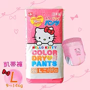 日本LEC Hello Kitty凱蒂紙尿褲 L44片 (9~14Kg)
