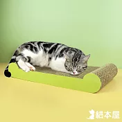 貓本屋 骨頭型 磨爪貓抓板綠色